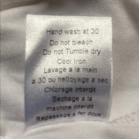 Ronen Chen Womens White Alona Cowl Neck Wrap Top sz 2 - Picture 9 of 10